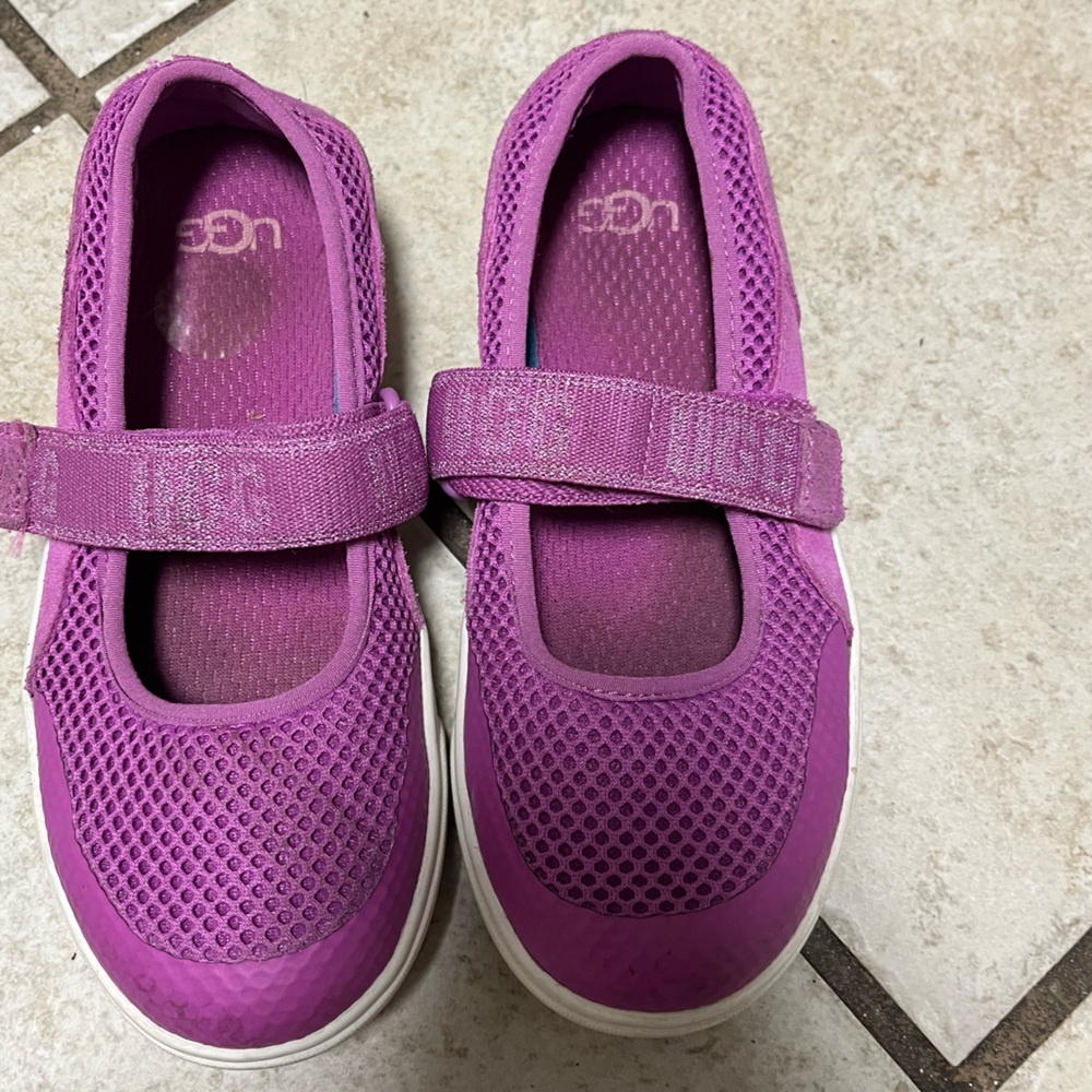 UGG Purple Sneakers Breathable Velcro Comfort